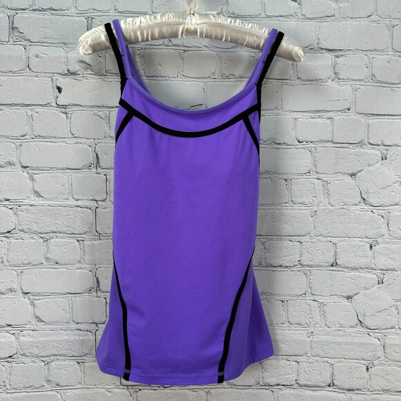 Lululemon Women's Ignite Strappy Open Back Tank Top, Size 4, Power Purple/Black - Picture 5 of 11